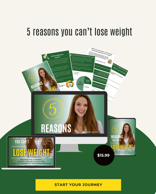 5 Reasons you can't lose weight