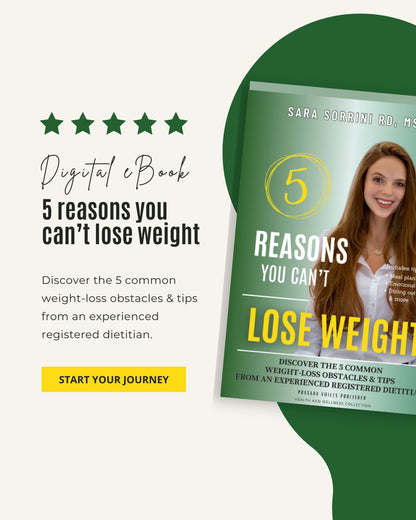 5 Reasons you can't lose weight
